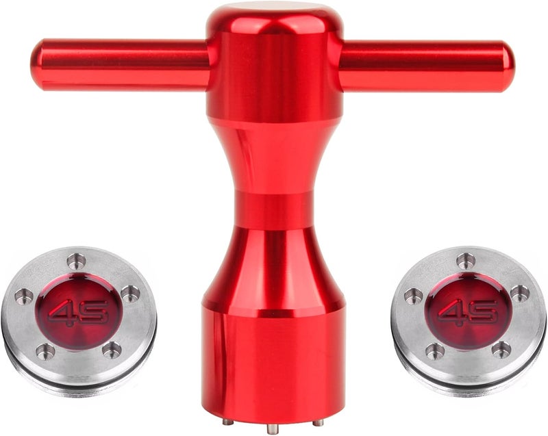 FoFoFo Golf Putter Weights Compatible with Scotty Cameron 2pcs Red 5g/10g/15g/20g/25g/30g/35g/40g/45g with Wrench Kit Set Compatible with Titleist Scotty Cameron Putter Newport - Image 2